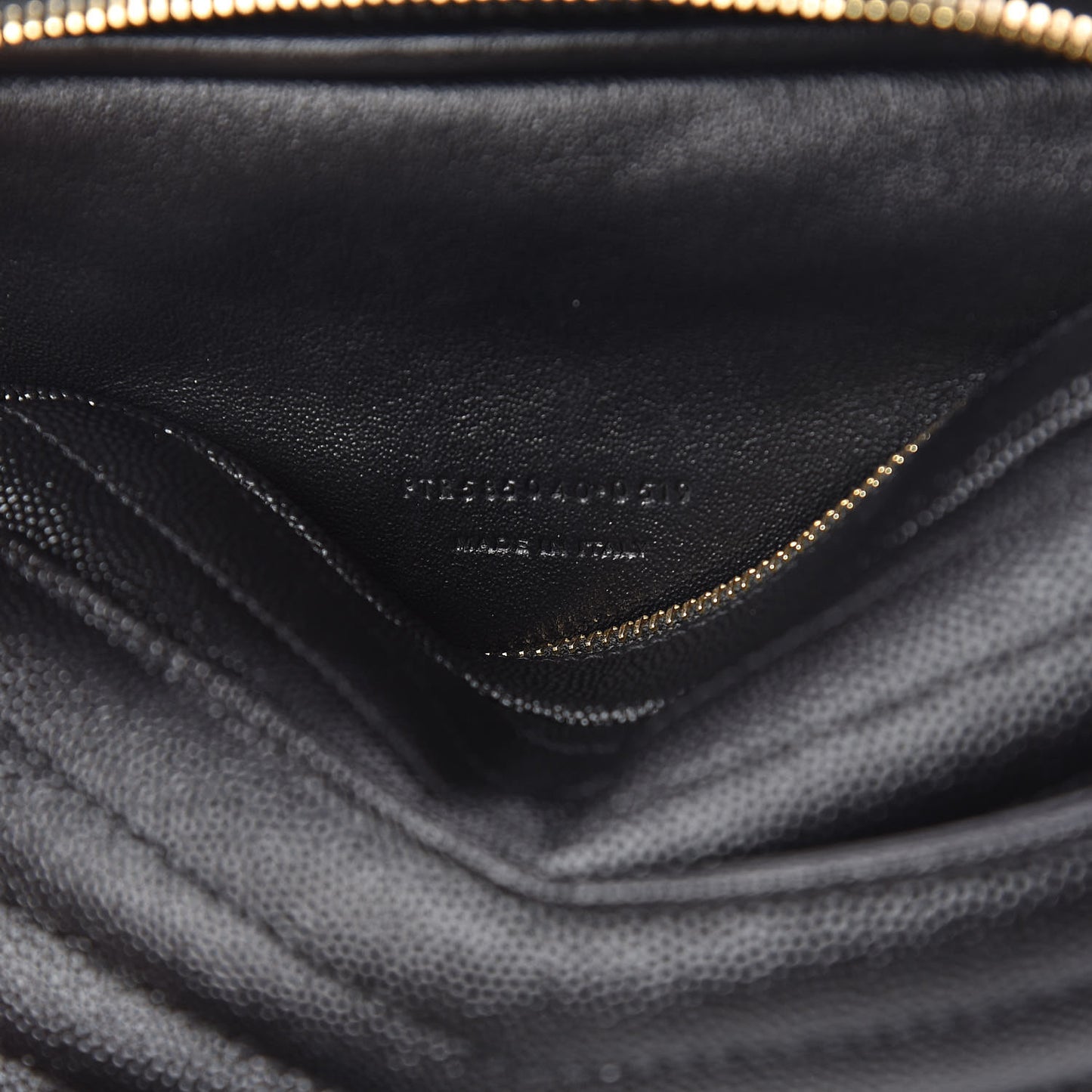 Grain De Poudre Matelasse Monogram Mini Lou Camera Bag Black