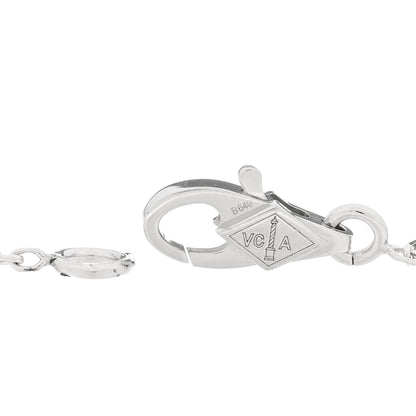 Van Cleef & Arpels 18K White Gold Turquoise Sweet Alhambra Butterfly Bracelet 3 of 6