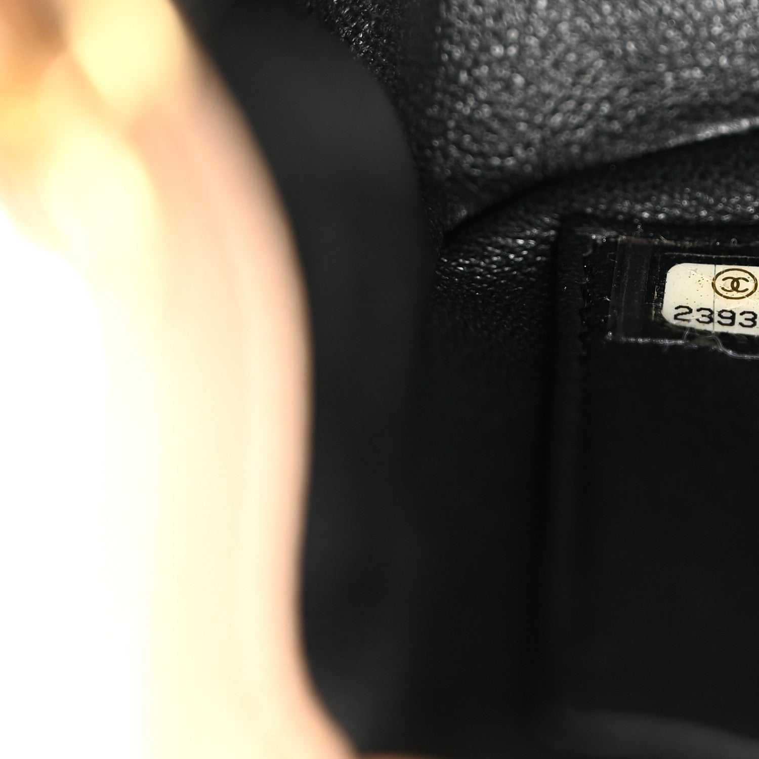 Chanel Caviar Quilted Small CC Filigree Flap Beige Black 7 of 10