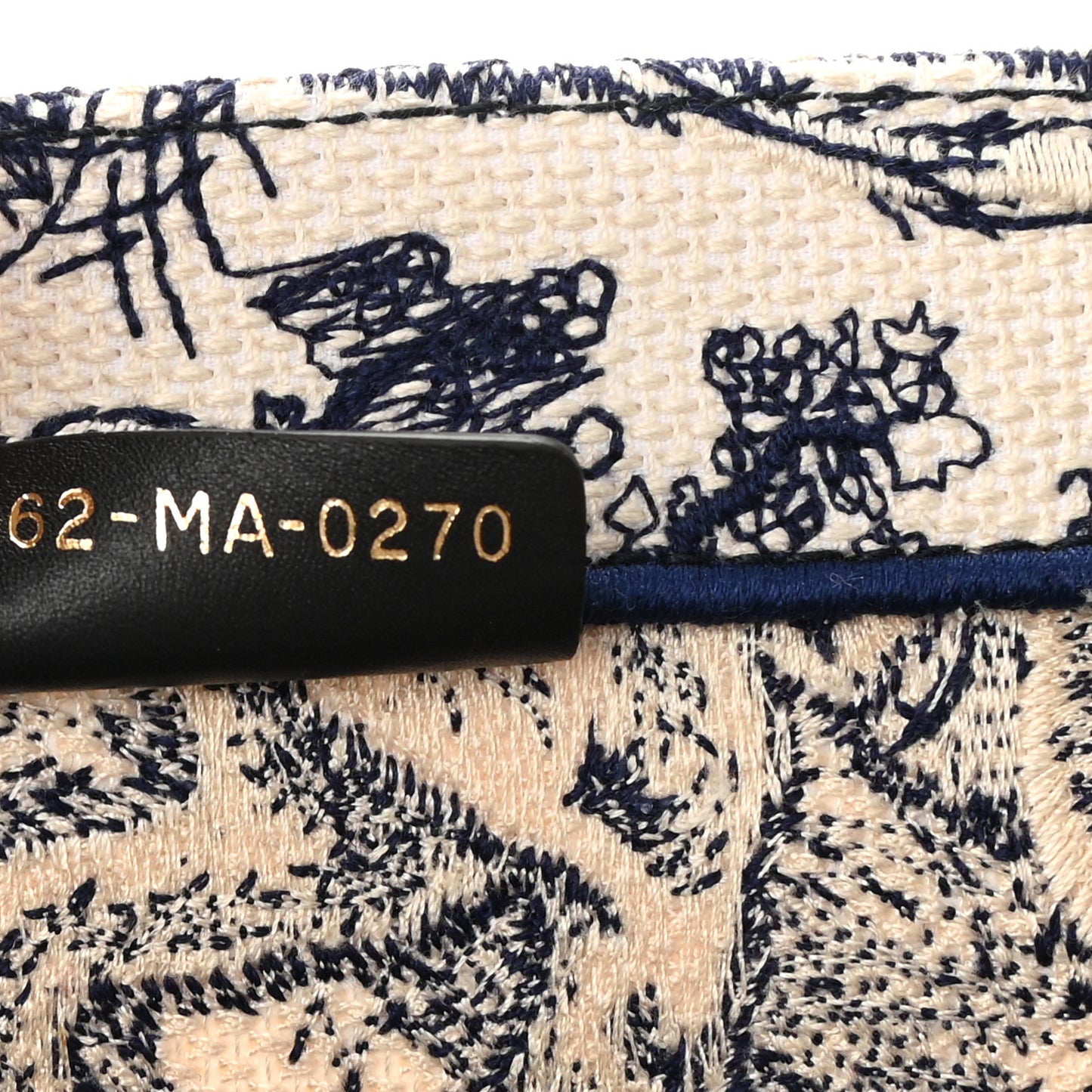 Canvas Embroidered Medium Dioriviera Toile De Jouy Book Tote Blue