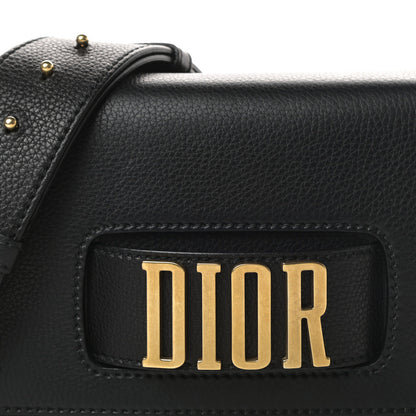 Christian Dior Grained Calfskin Dio(r)evolution Flap Bag Black 10 of 10