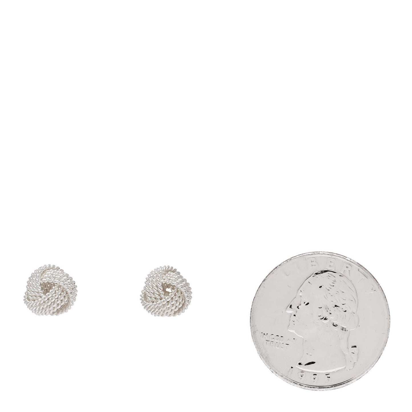 Sterling Silver Twist Knot Earrings