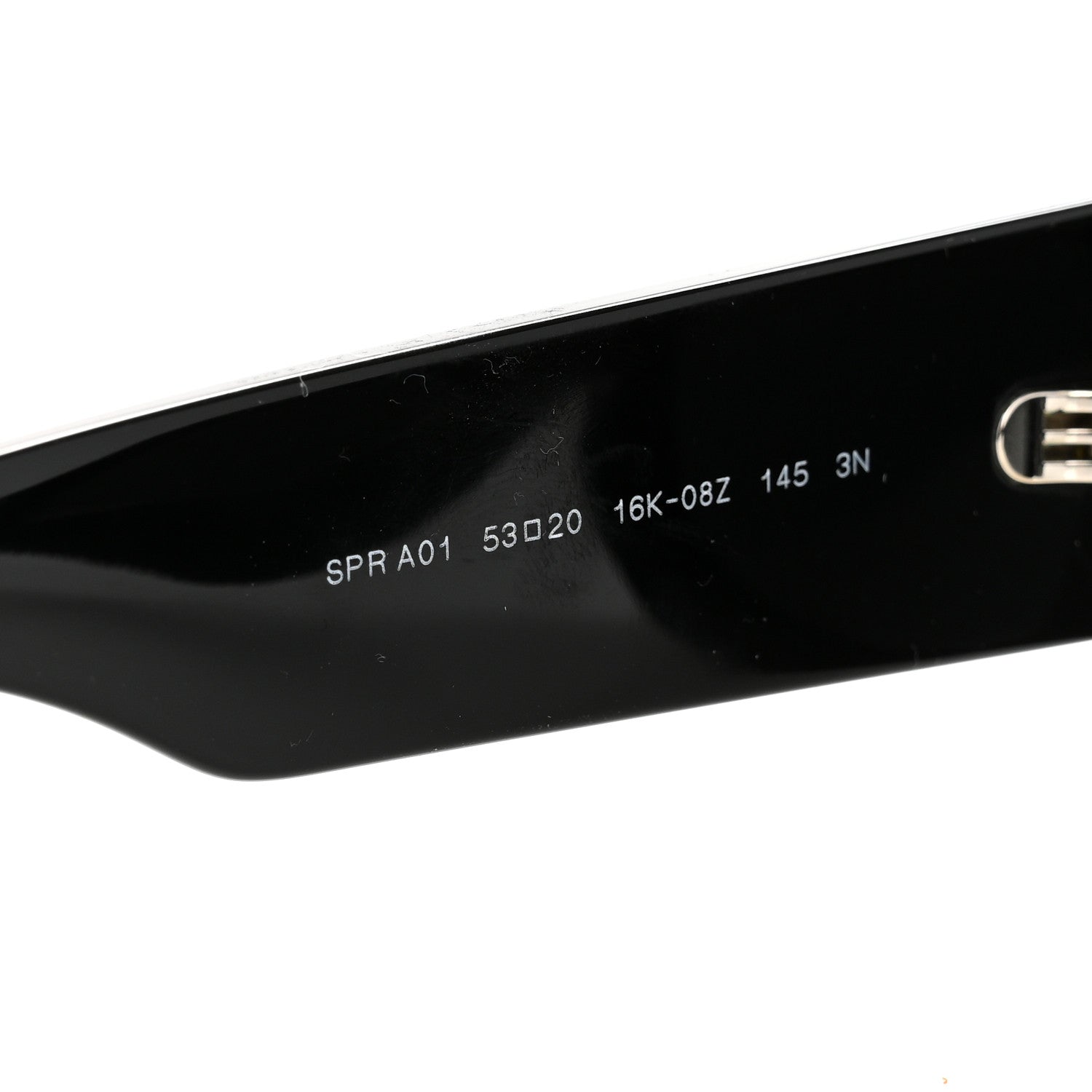 Prada Acetate Pillow Sunglasses SPR A01 Black 6 of 9