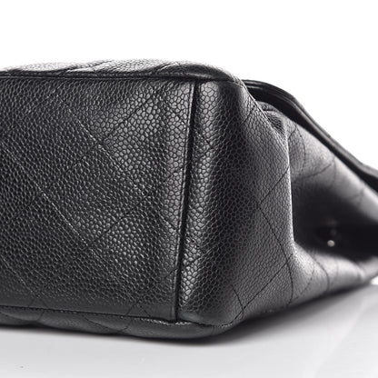 Chanel Caviar Quilted Maxi Single Flap Black 6 of 11