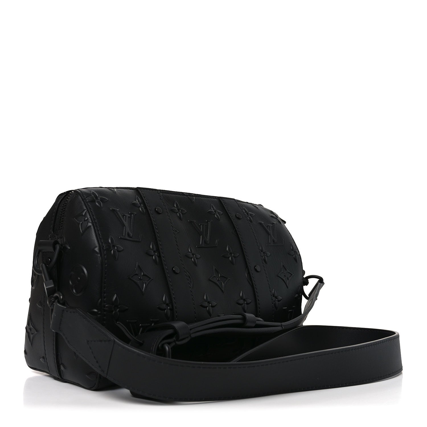LOUIS VUITTON ショルダーバッグ ブラック Louis Vuitton Monogram Seal City Keepall Black 1875986 – FASHIONPHILE