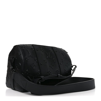 Louis Vuitton Monogram Seal City Keepall Black 2 of 8