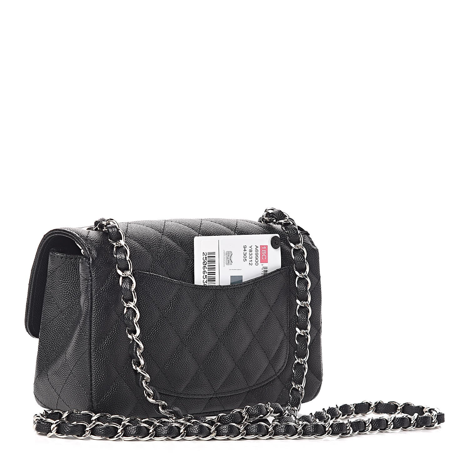 Chanel Caviar Quilted Mini Rectangular Flap Black 3 of 11