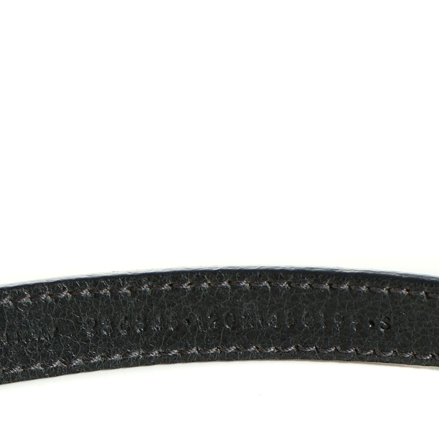 Agneau Arena Classic Hardware Triple Tour Giant 12 Silver Hardware Bracelet Black
