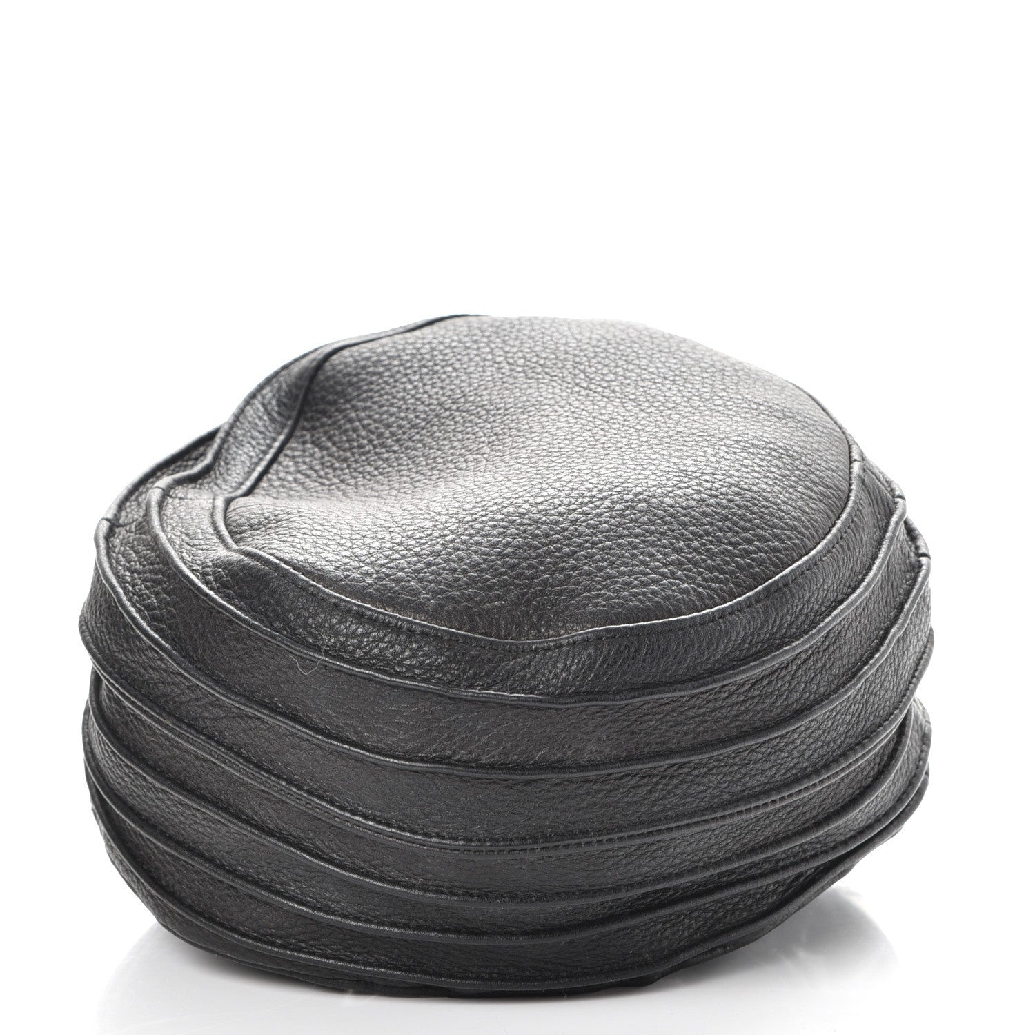 Hermes Deerskin Frida Hat 55 Black 4 of 6