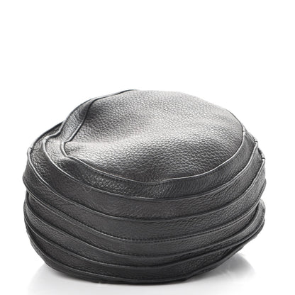 Hermes Deerskin Frida Hat 55 Black 4 of 6