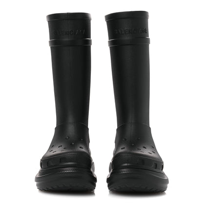 Balenciaga X CROCS Rubber Womens Rain Boots 36 Black 3 of 10