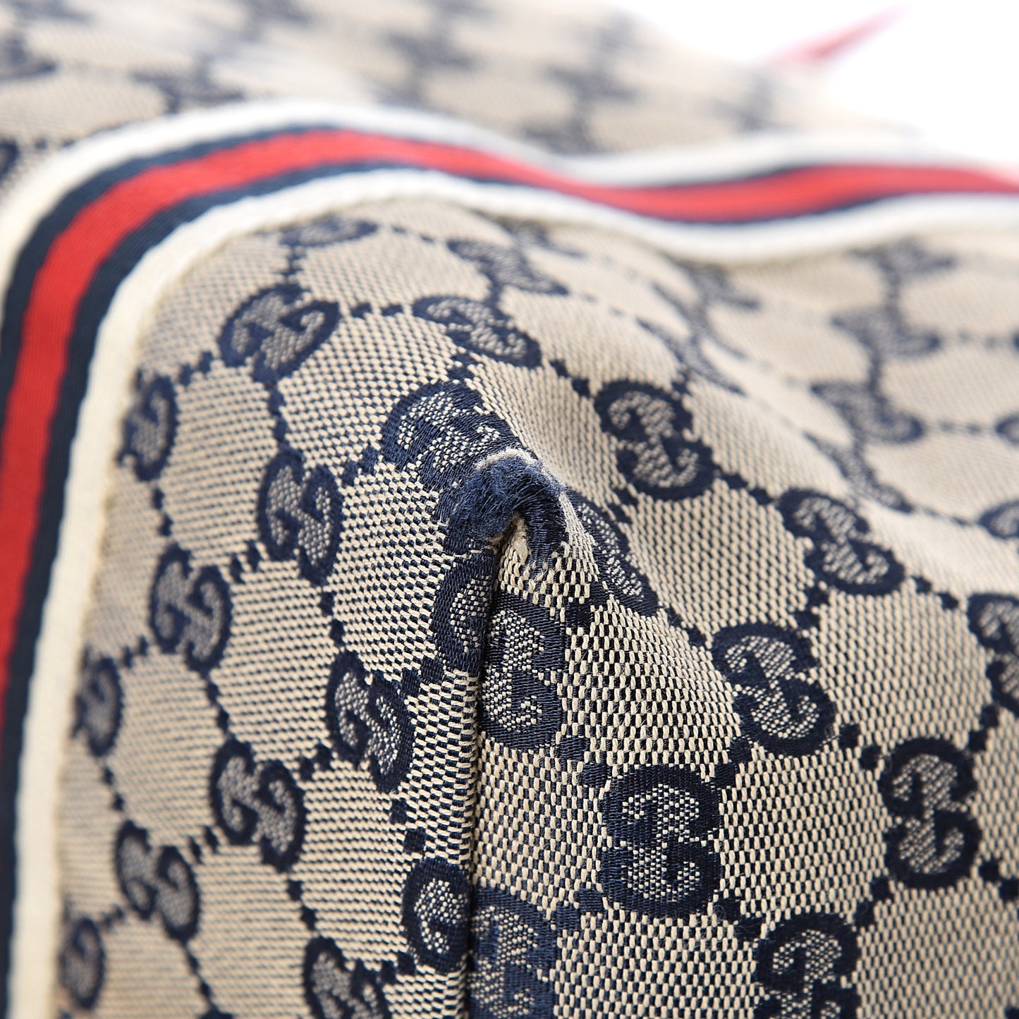 Monogram Large Jolicoeur Tote Navy Red