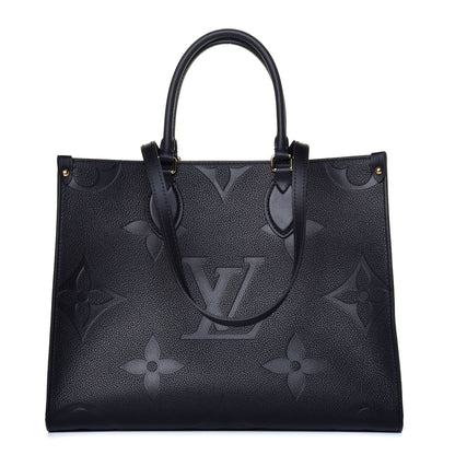 Louis Vuitton Empreinte Monogram Giant Onthego MM Black 1 of 10