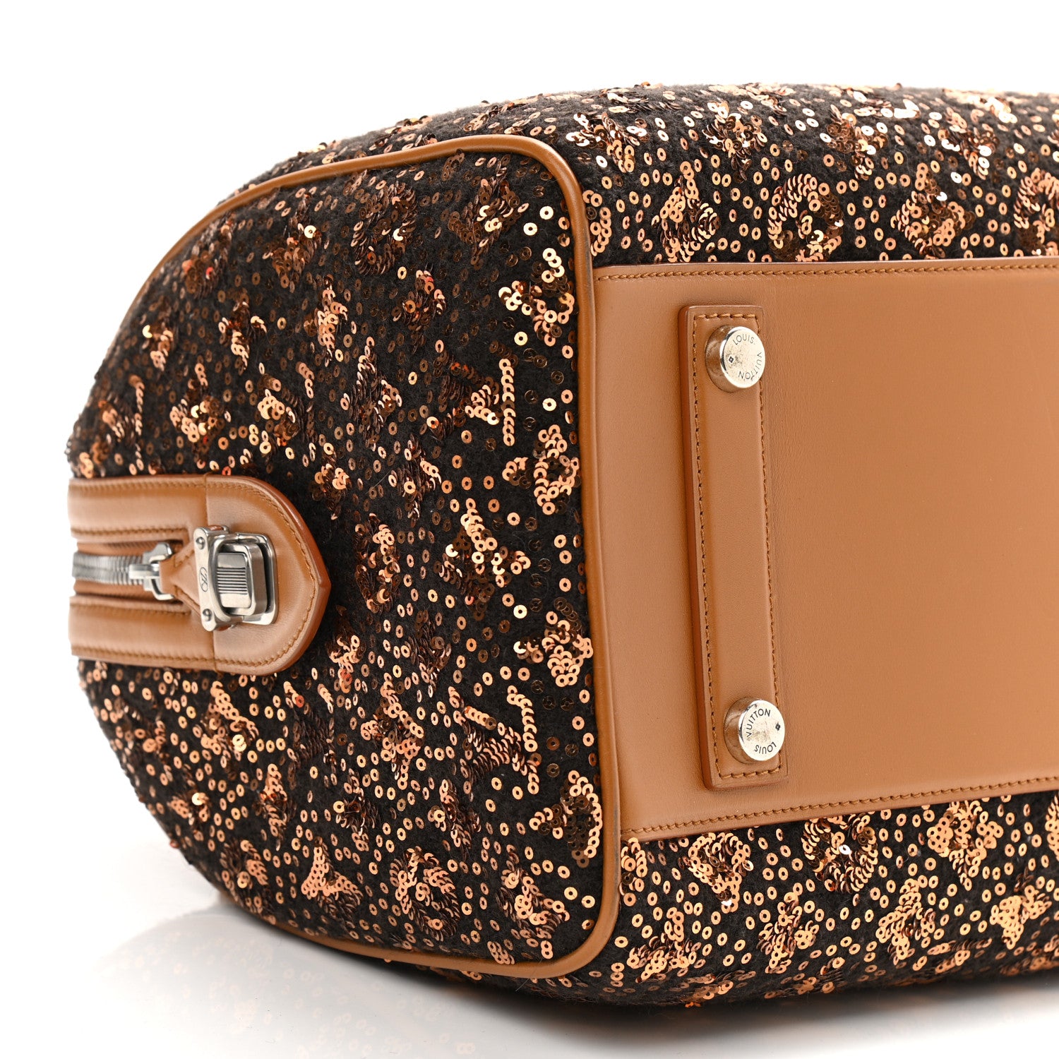 Louis Vuitton Sequin Monogram Sunshine Express Speedy Gold 8 of 9