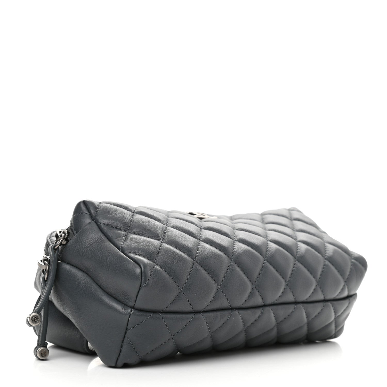 Chanel Calfskin Quilted Waist Bag Dark Grey 4 of 11