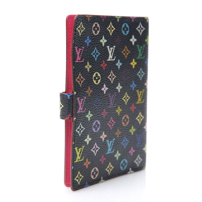 Louis Vuitton Monogram Multicolor Small Ring Agenda Cover Black Grenade 2 of 9