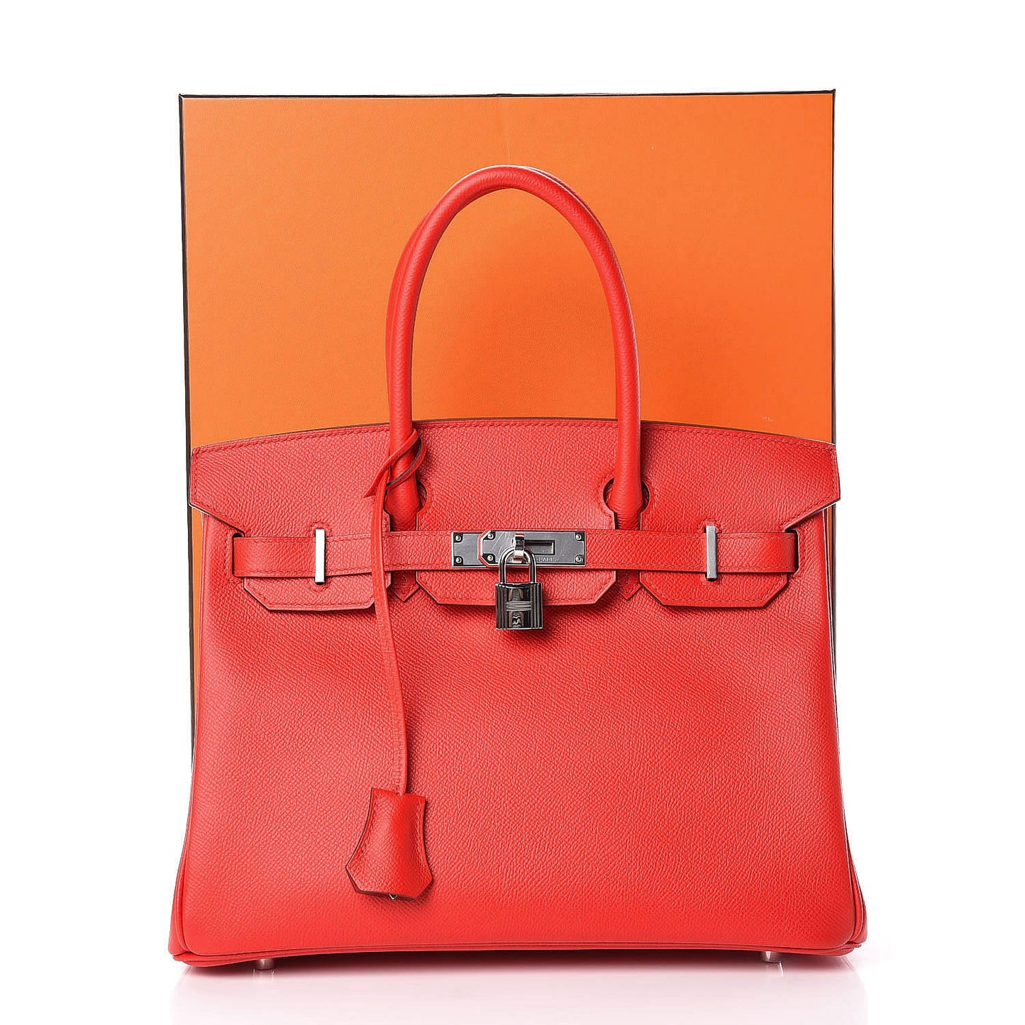 Epsom Birkin 30 Rouge De Coeur