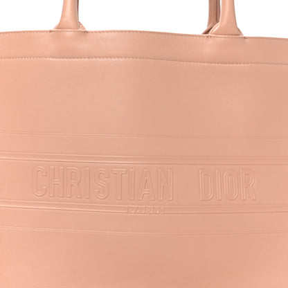 Christian Dior Calfskin Embossed Medium Book Tote Rose de Vents 7 of 9