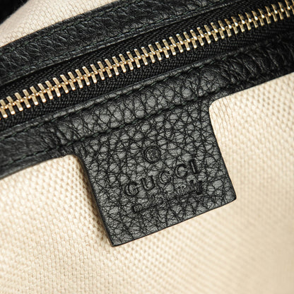 Gucci Pebbled Calfskin Large Soho Shoulder Bag Black 6 of 7