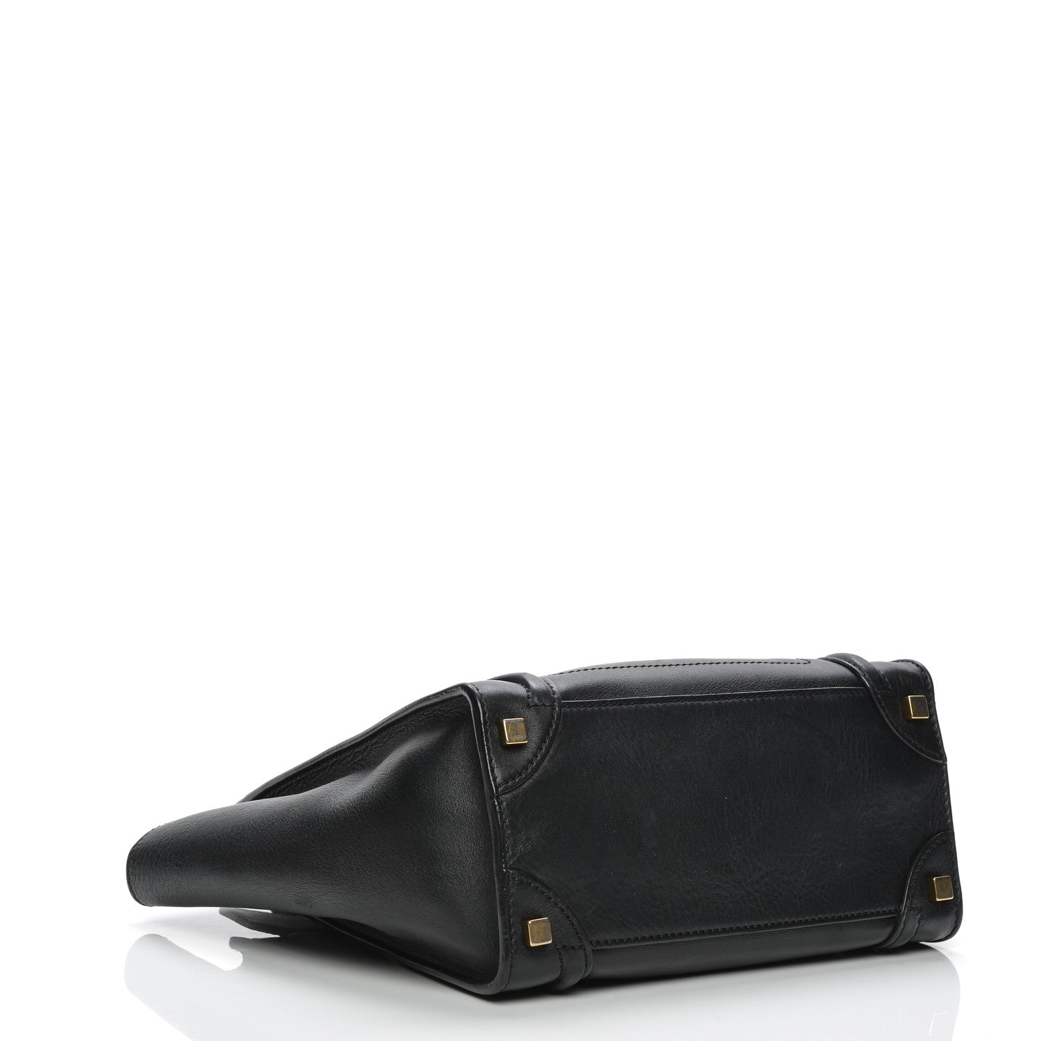 Celine Smooth Calfskin Micro Luggage Black 4 of 9