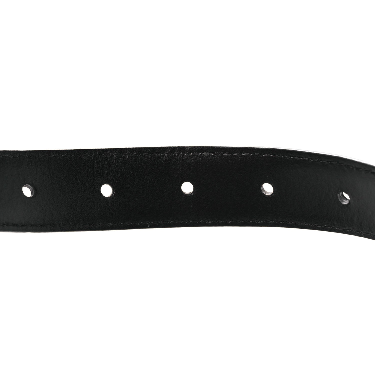 Celine Box Calfskin Medium 25mm Triomphe Belt 90 36 Black 4 of 8