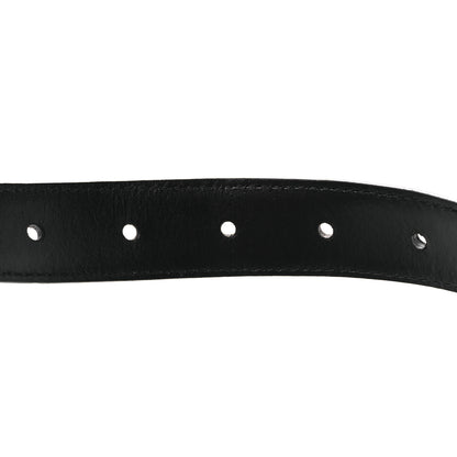 Celine Box Calfskin Medium 25mm Triomphe Belt 90 36 Black 4 of 8