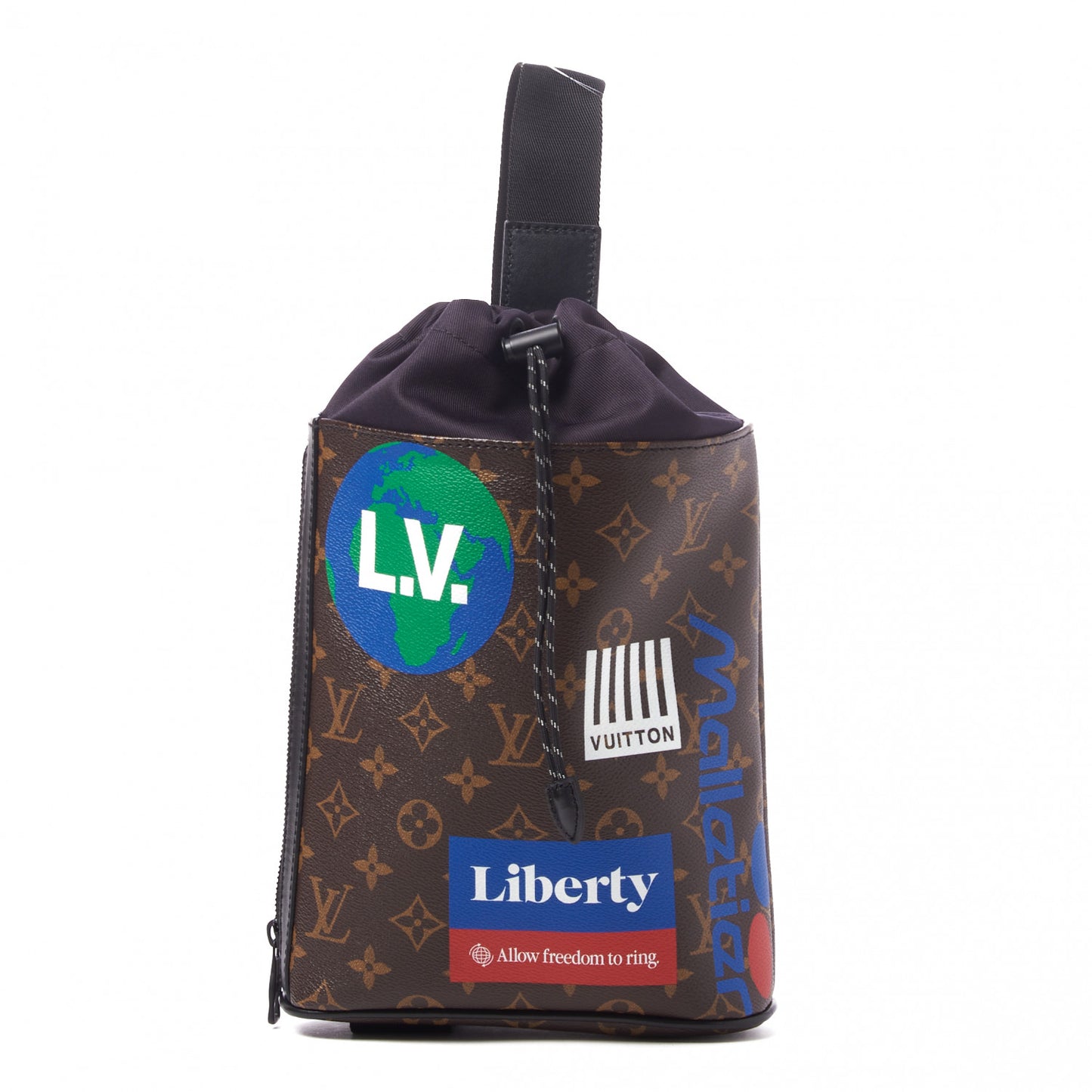 Monogram Chalk Sling Bag Marron