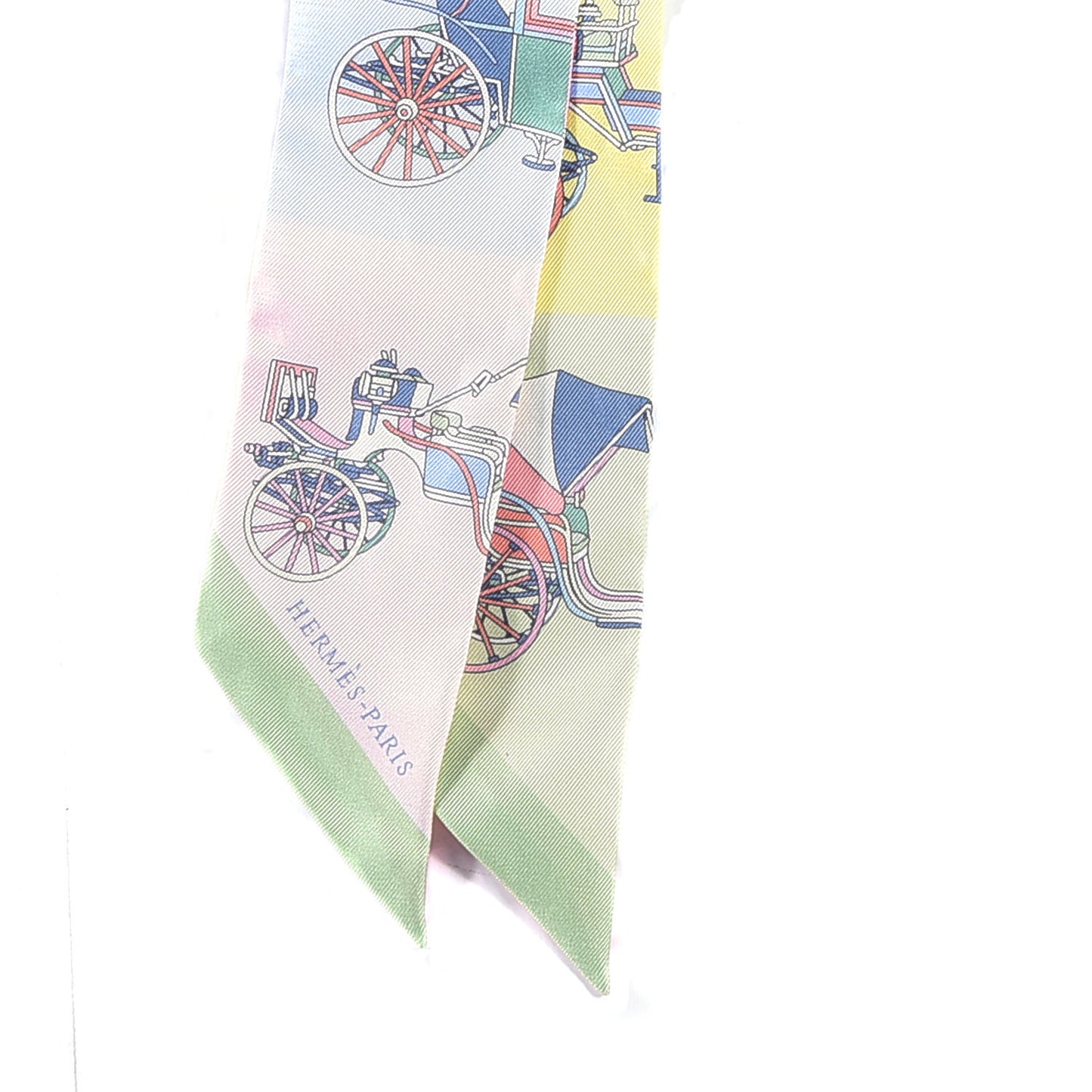 Silk Les Voitures Exquises Twilly Rose Pale Jaune Pale