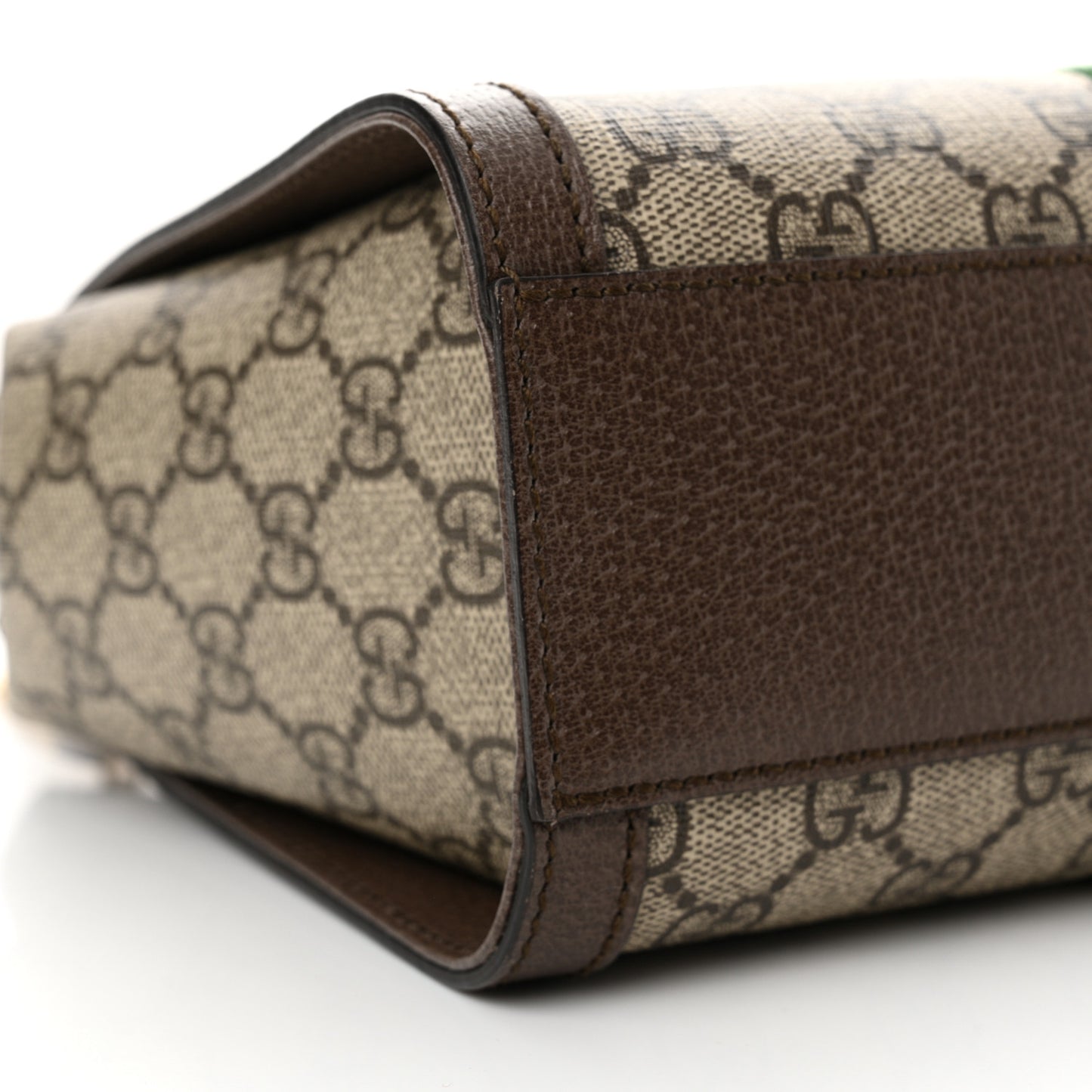 GG Supreme Monogram Small Ophidia Tote Bag Brown