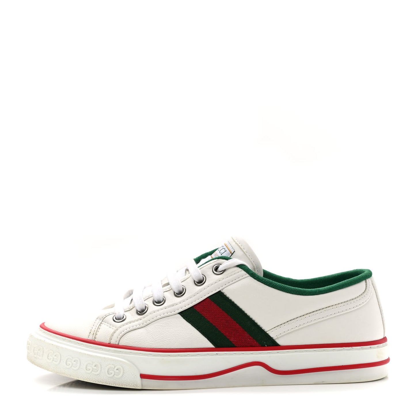 Canvas Web Womens GG Mignon Sneakers 37.5 White