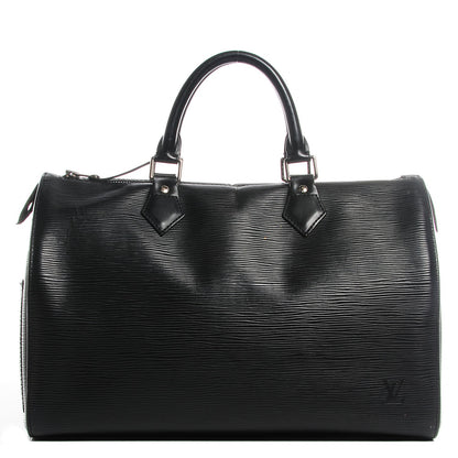 Louis Vuitton Epi Speedy 30 Black 1 of 7
