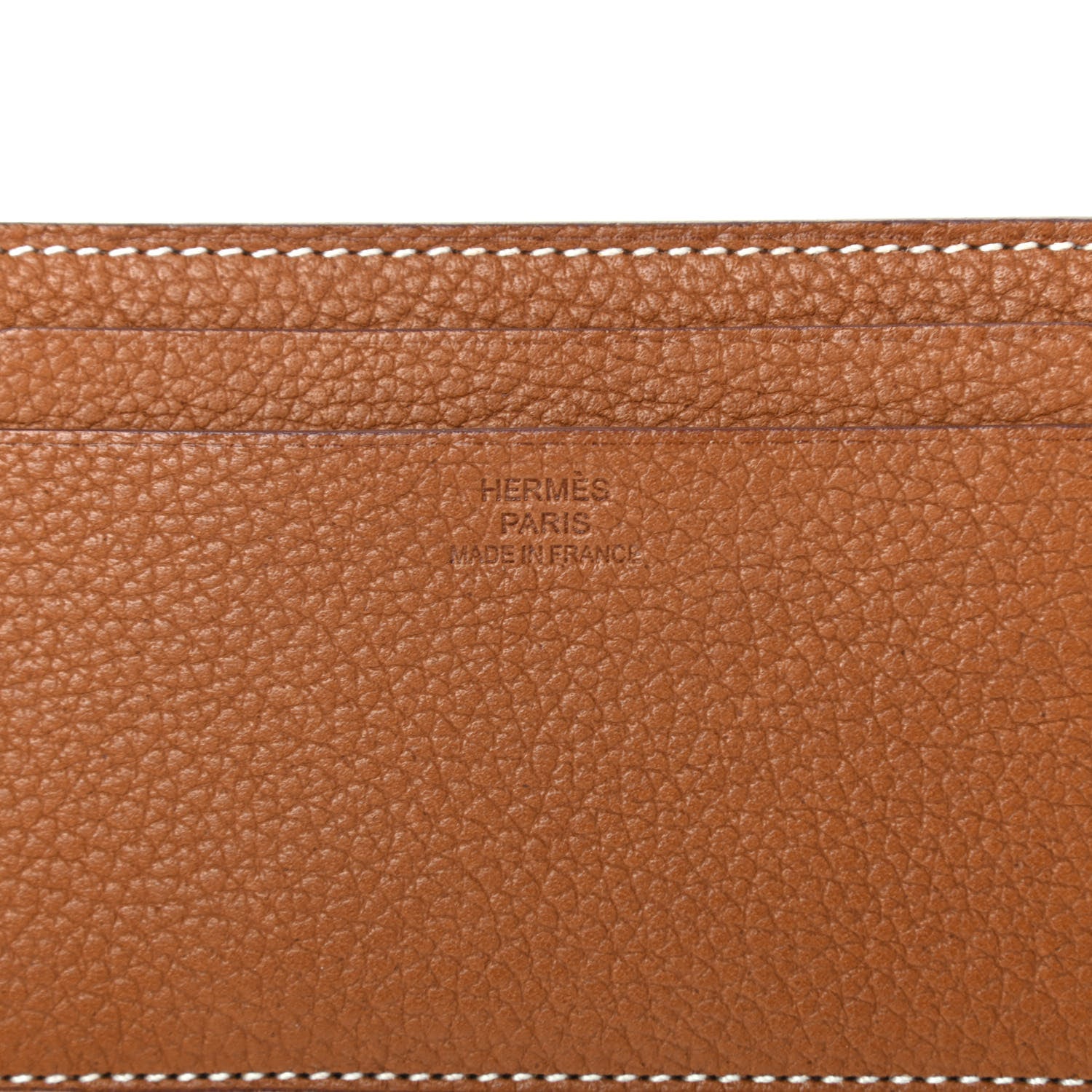 Hermes Barenia Faubourg City 4CC Card Holder Fauve 6 of 7