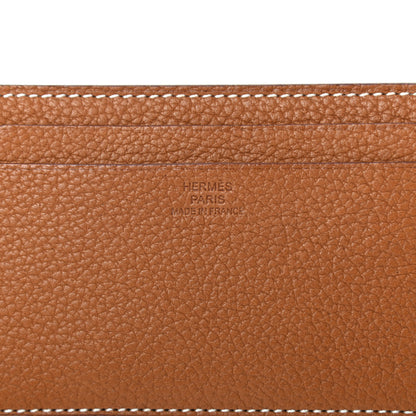 Hermes Barenia Faubourg City 4CC Card Holder Fauve 6 of 7