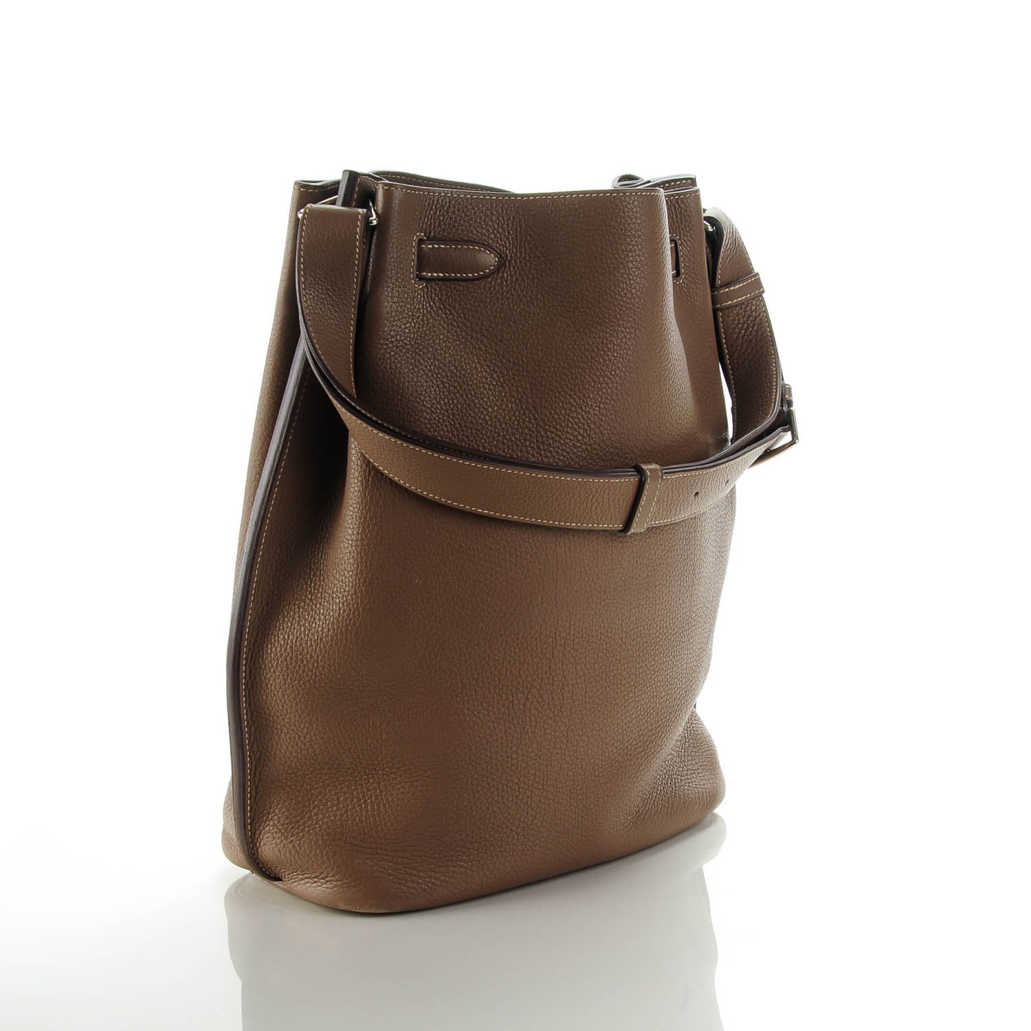 Hermes Taurillon Clemence So Kelly 26 Etoupe 3 of 19
