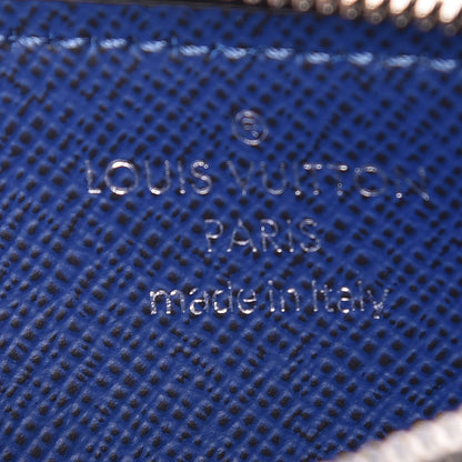 Louis Vuitton Monogram Taiga Coin Card Holder Cobalt 6 of 8