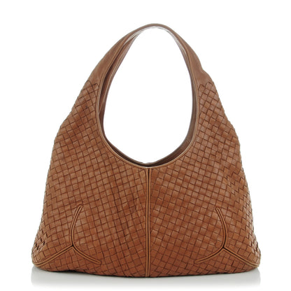 Bottega Veneta Nappa Intrecciato Ball Hobo Noce 1 of 10