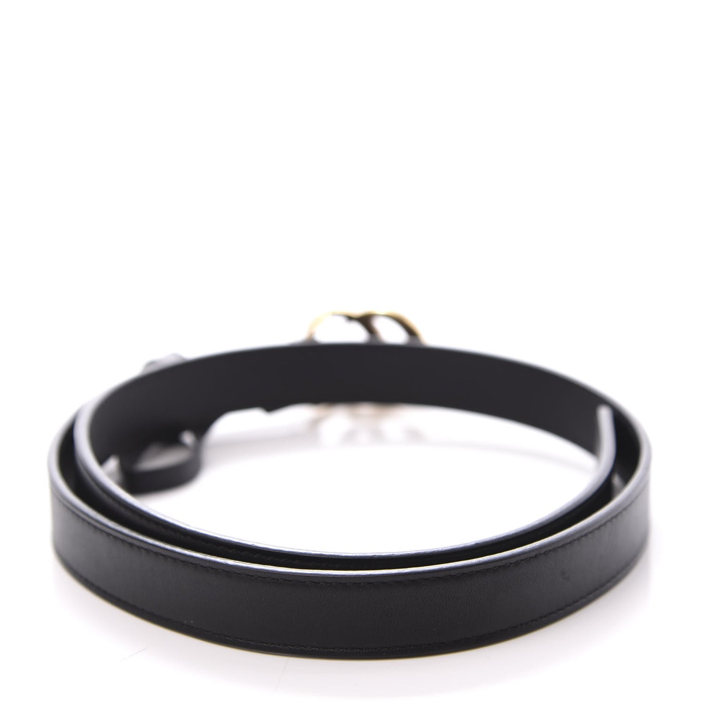 Calfskin Double G 20mm Belt 75 30 Black