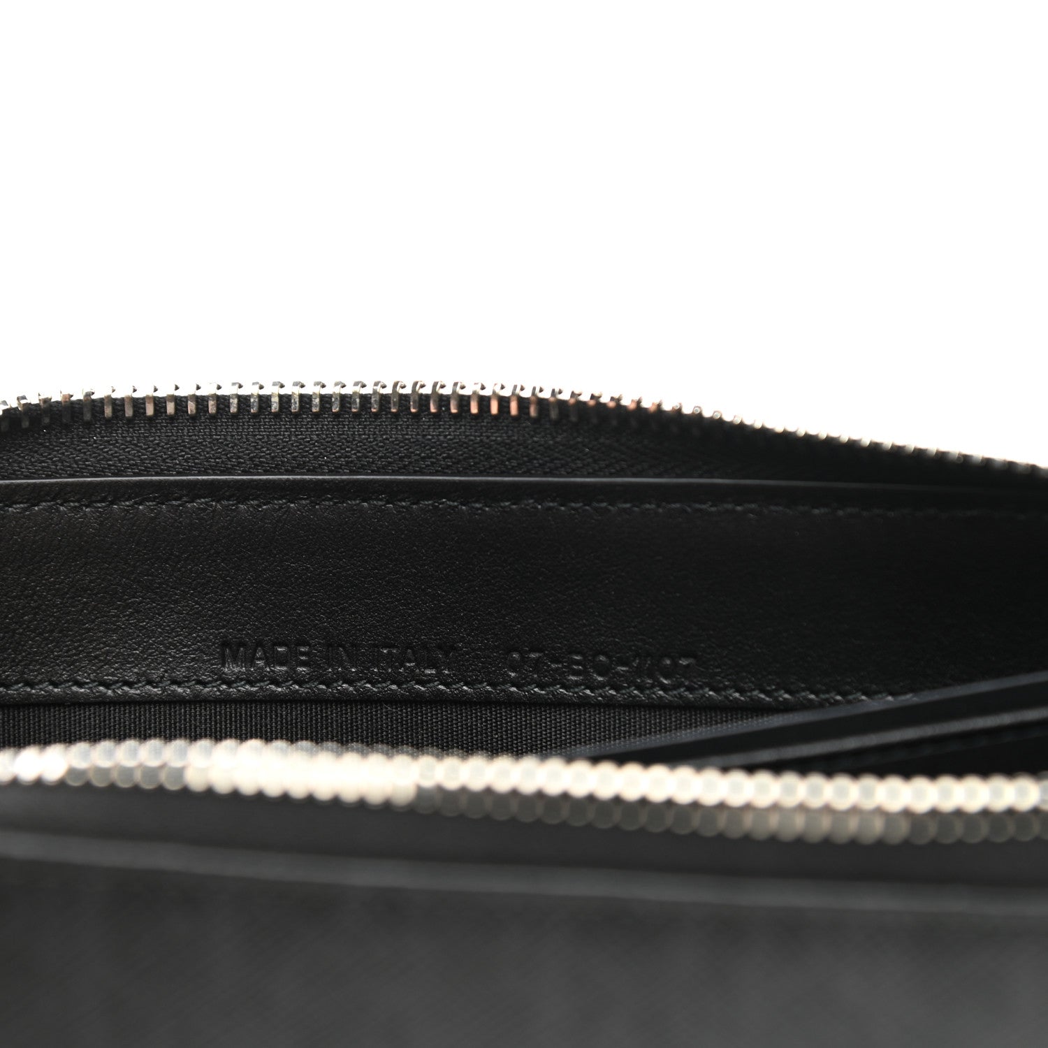 Christian Dior Grained Calfskin Rose Print Voyageur Zip Around Wallet Black Multicolor 7 of 8