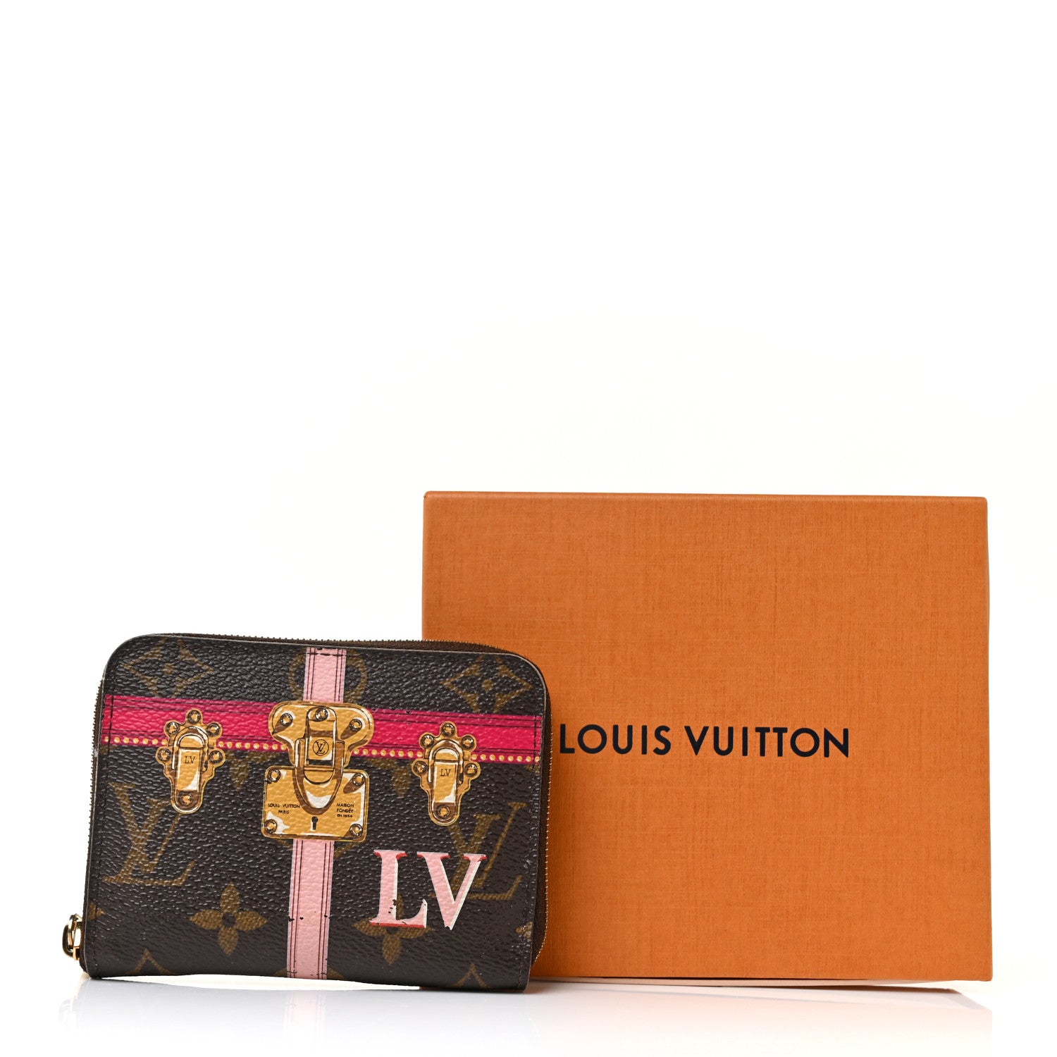 Louis Vuitton Monogram Summer Trunks Zippy Coin Purse 9 of 9