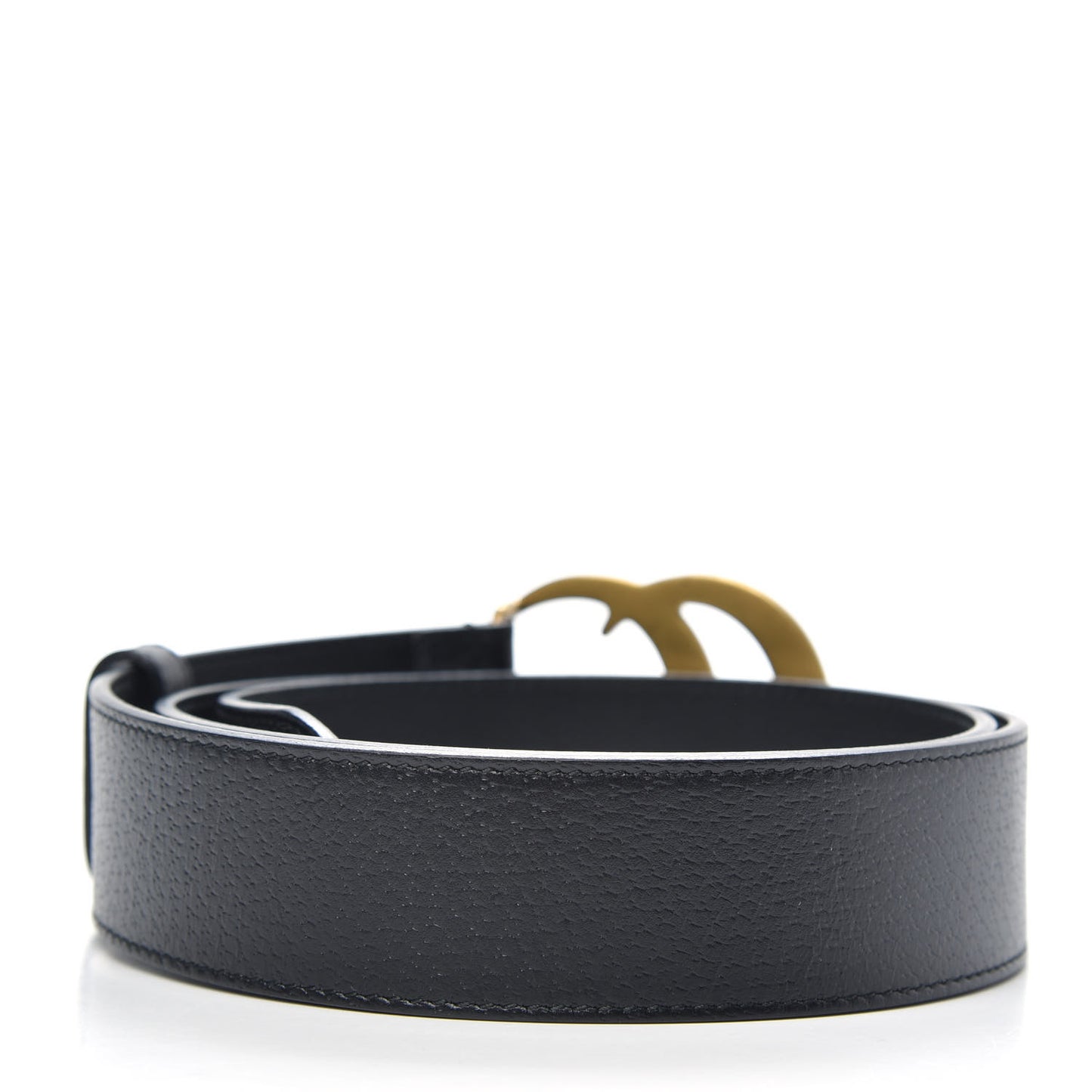 Textured Calfskin Double G 40mm Belt 95 38 Black