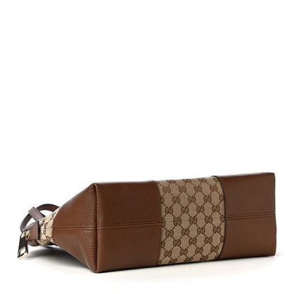 Gucci Monogram Medium Bree Shoulder Bag Beige Tabacco 3 of 4
