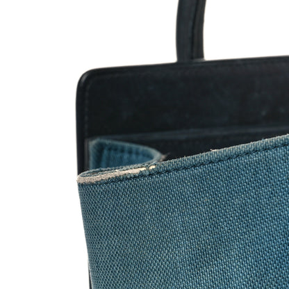 Celine Canvas Smooth Calfskin Micro Tri-Color Luggage Royal 12 of 15