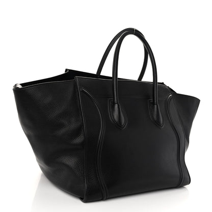 Celine Supple Calfskin Medium Phantom Luggage Black 3 of 11