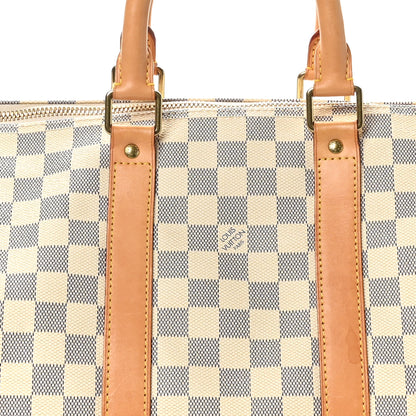 Louis Vuitton Damier Azur Keepall Bandouliere 45 7 of 9