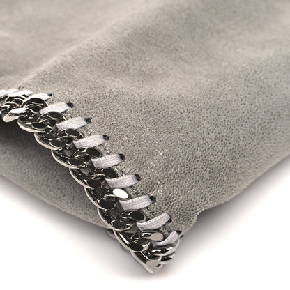 Stella McCartney Shaggy Deer Mini Falabella Fold Over Tote Light Grey 8 of 9