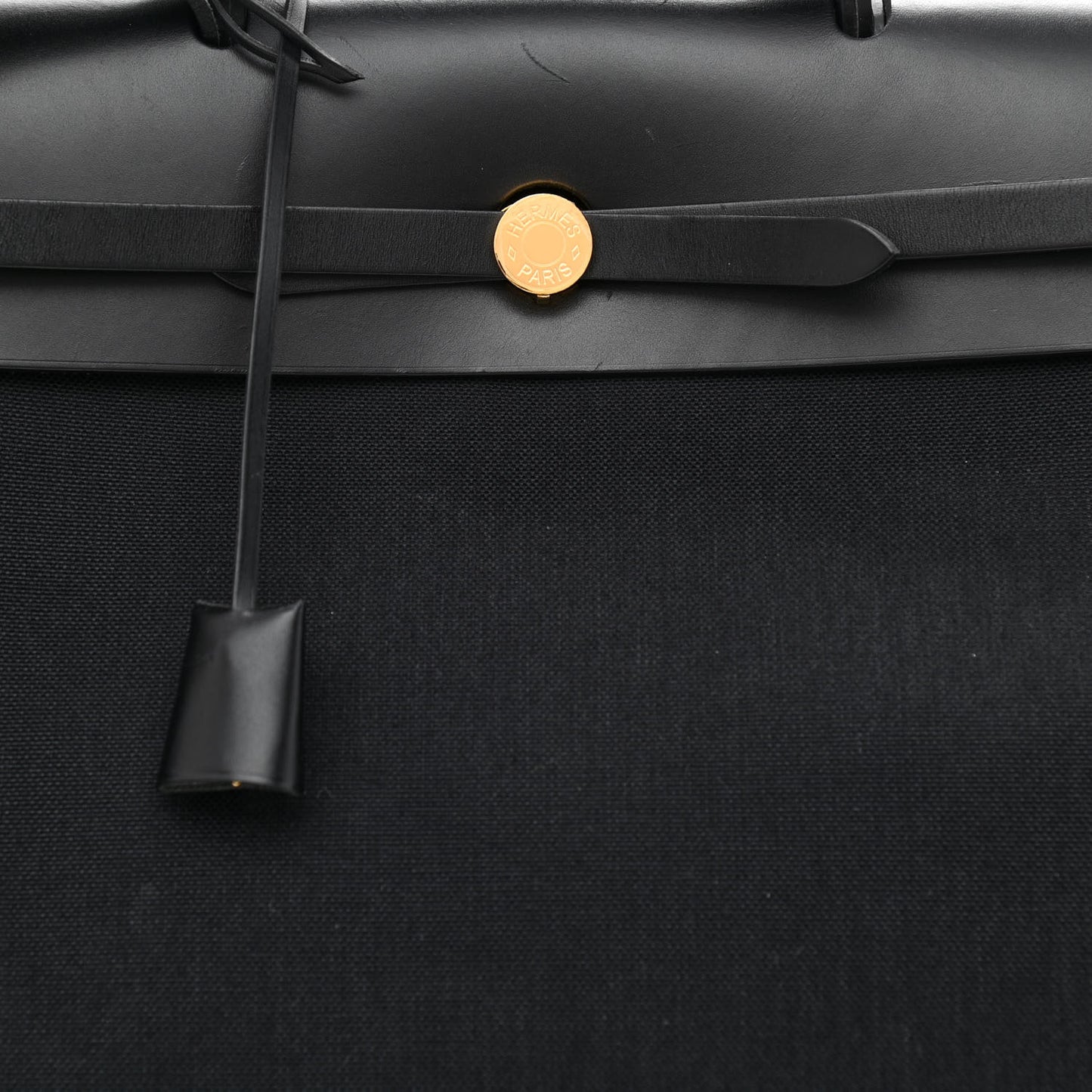 Toile Vache Calfskin Herbag 39 MM Black