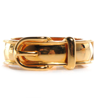 Hermes Belt Buckle Scarf Ring Gold Plated 4 of 7