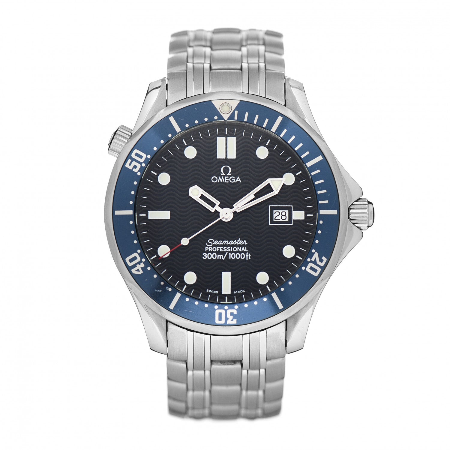 Omega Stainless Steel 41mm Seamaster Professional Quartz Watch Blue 2541.80.00 1 of 4