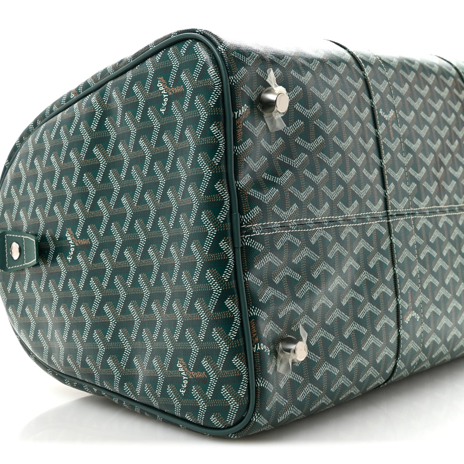 Goyard Goyardine Boston 50 Green 8 of 9