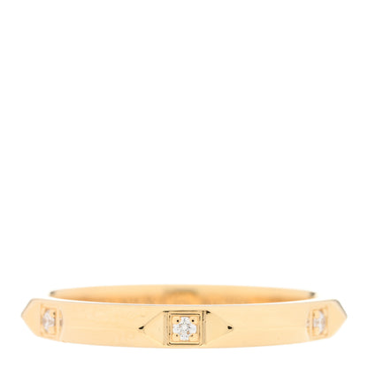 Tiffany 18K Yellow Gold Diamond 2.5mm Tiffany True Band Ring 53 6.5 1 of 4